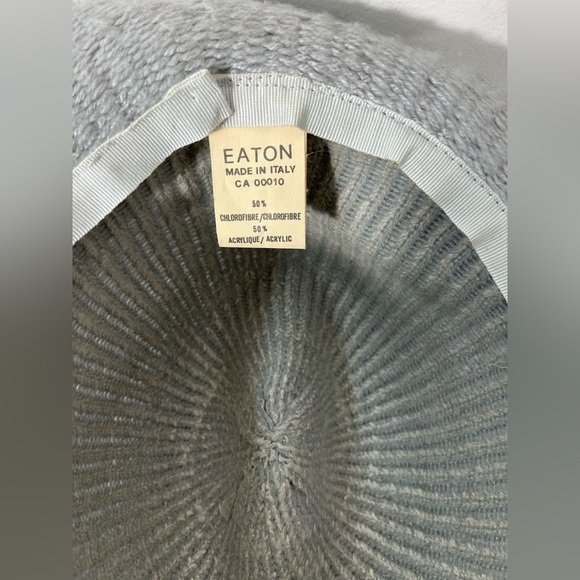 Vintage Eaton’s Fedora Style Hat Grey Made in Italy Womens - Picture 9 of 10